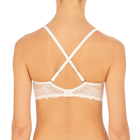 Natori Heavenly Convertible Balconette Bra 34DD in classic light tan/nude - Picture 4 of 9